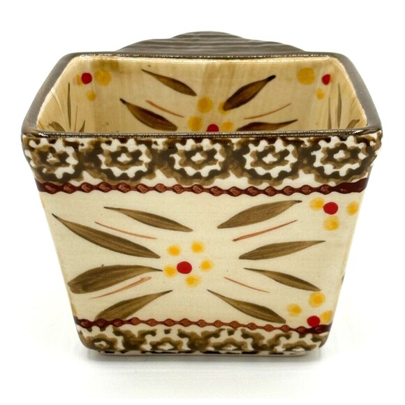 Temp-Tations by‎ Tara Ramekins Square Serving Bowls 10oz w/Lids & Metal Carrier - Picture 8 of 16